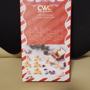 BNIB CWC 3D Christmas Cookie Cutter Set- SLED & REINDEERS